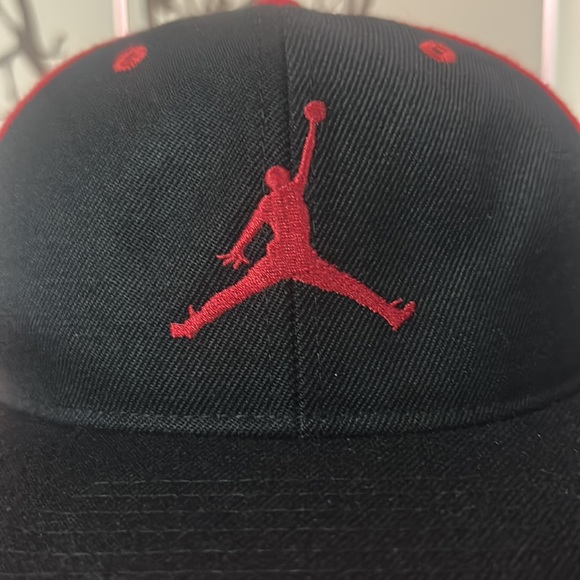 AIR JORDAN JUMPMAN Red&Black Adjustable Youth Hat PRICE DROP $40 Authentic - Picture 3 of 9